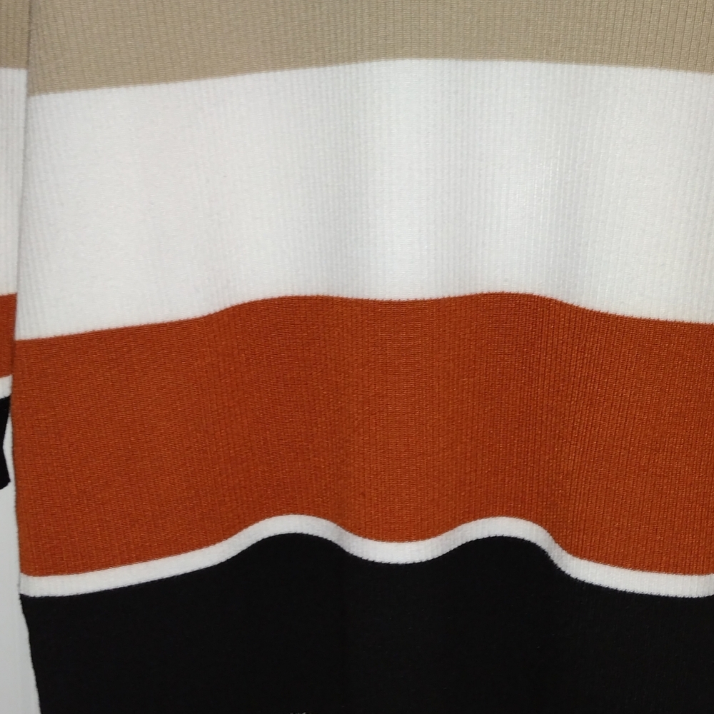 Bold Color Block Sweater Dress - Picture 3 of 3